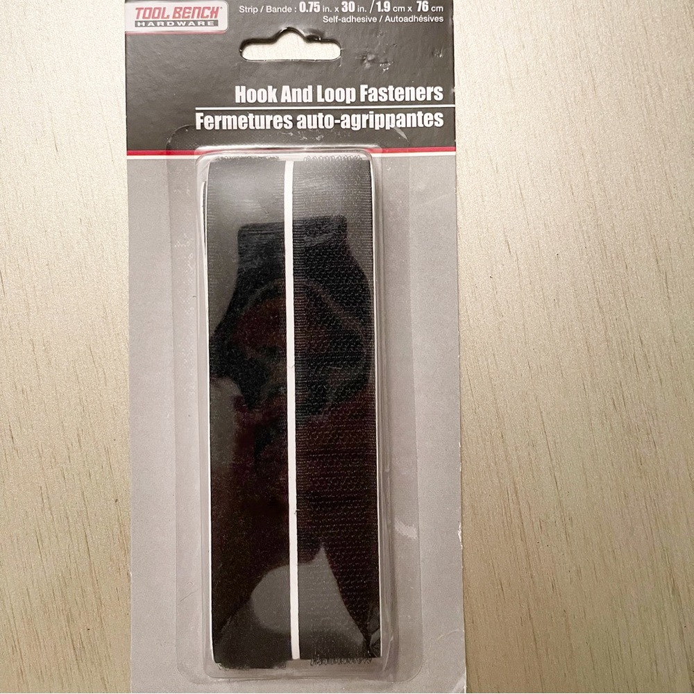 Tool Bench Hardware 
Hook and loop fasteners